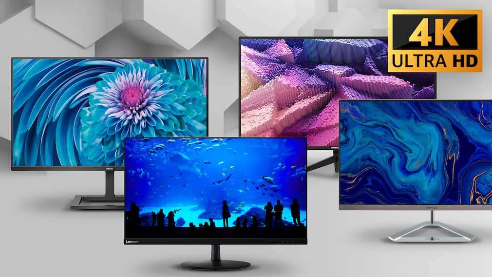 4K-Monitore im Test: Scharfe Modelle mit 27 bis 28 Zoll