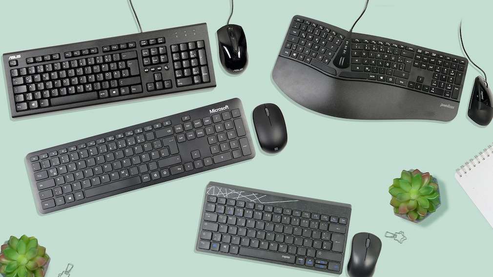 Tastatur mit Maus im Test: Besser tippen und klicken im Home-Office