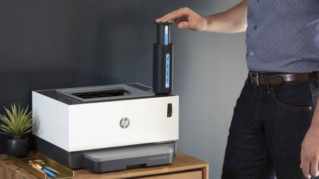 HP Neverstop: Diese Drucker tanken Toner per Spritze