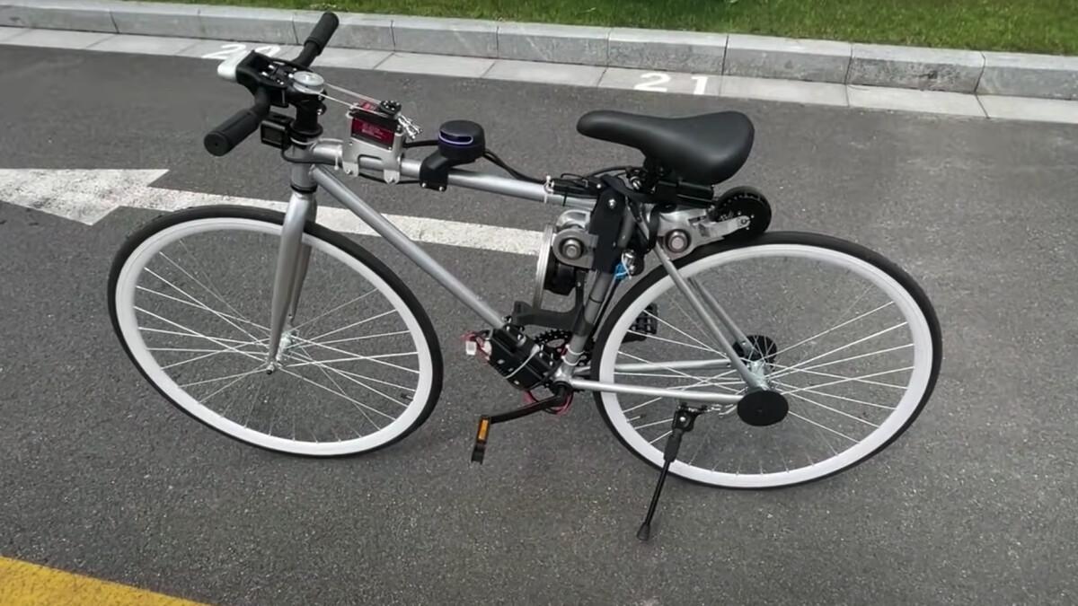 Abgefahrenes E-Bike von Huawei: Es fährt selbstständig auf einem Geländer!