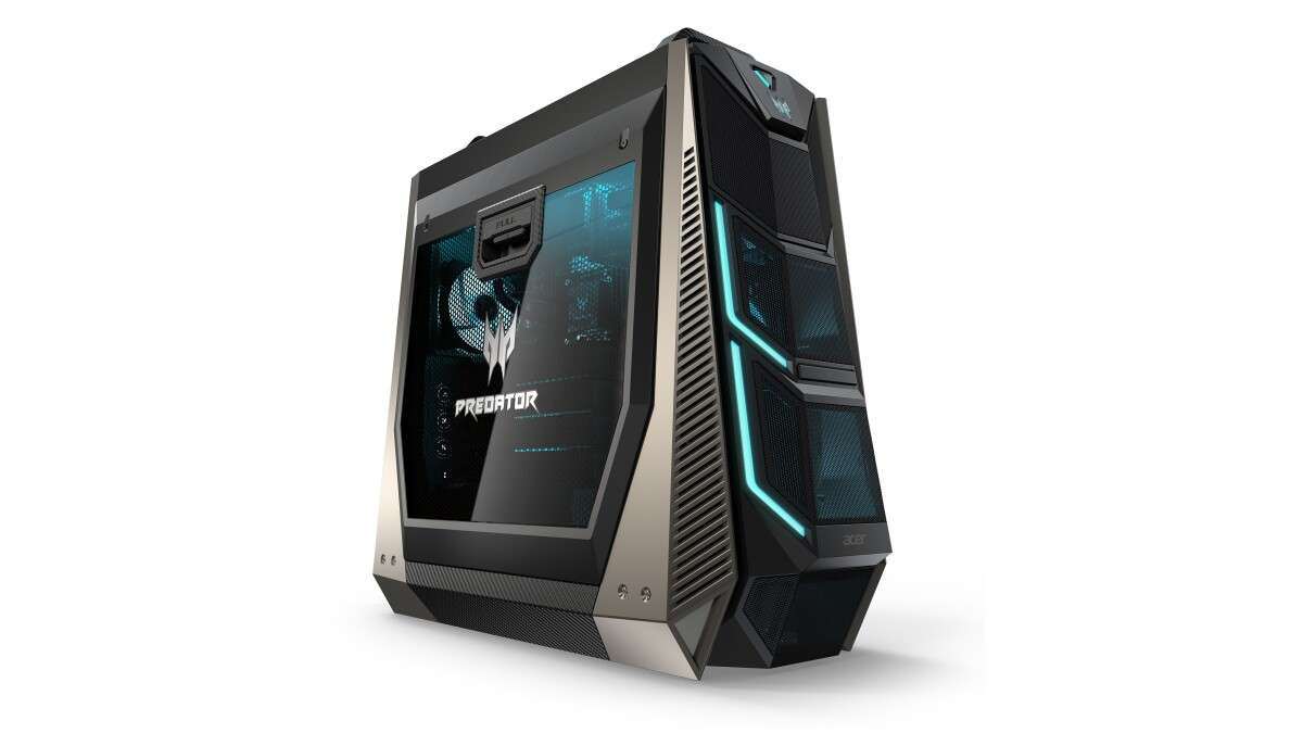 Acer: Neuer Gaming-PC bietet 4 Grafikkarten, 18 Kerne und 128 GB RAM