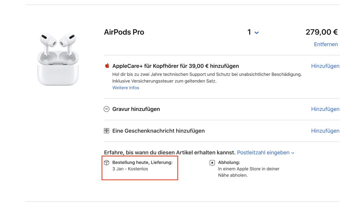 AirPods Pro: Produktion verdoppelt, Weihnachten gerettet?