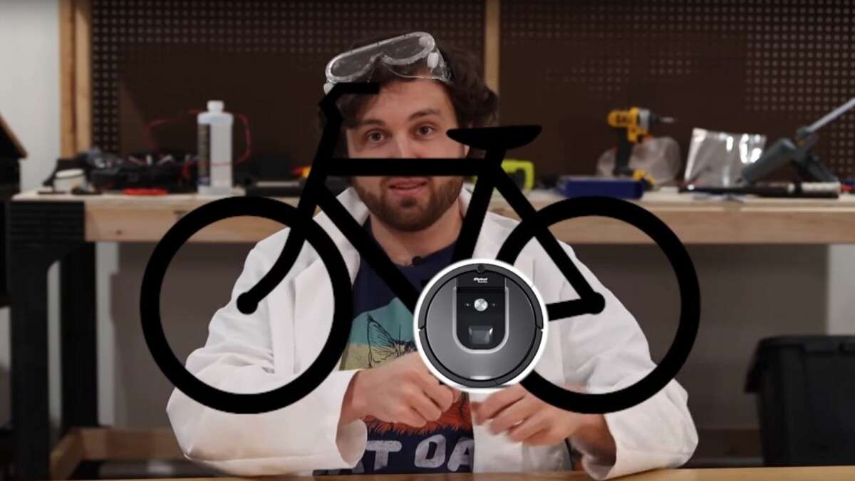 Anders als ihr denkt: YouTuber baut &quot;E-Bike&quot; mit Roomba-Reifen